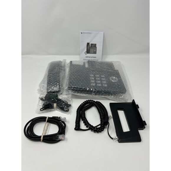 Grandstream GRP2612W IP Office/desk Phone, VOIP,  WiFi, PoE - Black - Picture 2 of 4